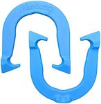 Mustang Professional Pitching Horseshoes- Made in The USA (Blue Pair (2 Horseshoes))