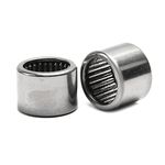 Bettomshin 2Pcs B1212 Needle Roller Bearings 3/4"x1"x3/4" Bearing Steel P0 Stamped Outer Ring Needle Bearings Cageless