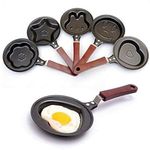 Matiman Enterprise Cartoon Shape Mini Non-Stick Egg Frying Pan/Pancake Egg Frying Pan/Breakfast Omelette Pan (Design May Vary)(1 Pcs Mini Omlet Pan)