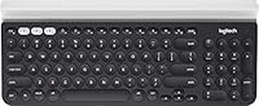 logitech K780 Multi-Device Wireless Keyboard for Computer, Phone and Tablet (Renewed)