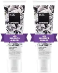 IGK EXPENSIVE Clear Gloss Top Coat | Shine + Strengthen + Smooth | Vegan + Cruelty Free | 4.2 Oz (Pack of 2)