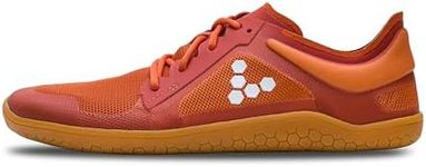 Vivobarefoot Primus Lite III, Womens Vegan Light Breathable Shoe with Barefoot Sole Rust