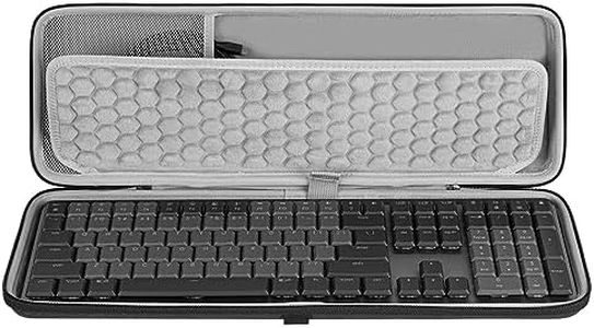 Geekria Full Size Keyboard Case, Hard Shell Travel Carrying Bag, Compatible with Logitech MX Mechanical Wireless Illuminated Performance Keyboard/Logitech MK955/ Logitech Signature Slim K950