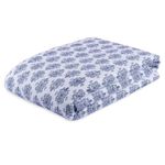 Wakefit Blanket | 110 GSM | Blanket Single Bed, Dohar Single Bed Cotton, Dohar, Quilt for Single Bed, AC Blanket Single Bed, Quilt, Diwali Gifts, Reversible (Susane Blue : 90 x 56 inch - Pack of 1)