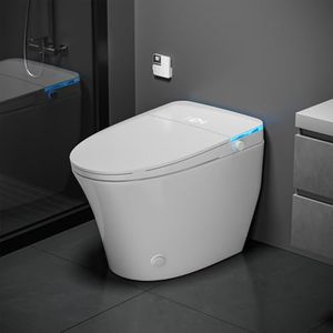 ONIRAP Luxsury Smart Toilet with Bidet Built-In, Bidet Toilet with Foam Shield, Deodorization, Elongated Heated Seat & Auto Flush, ADA Height, Instant Warm Water, Air Dryer, Night Light