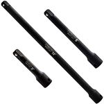 Neiko 00234A 3/8-Inch-Drive Impact Extension-Bar Set, Made with CRV Steel, 3-Inch, 5-Inch, and 10-Inch Sizes, 3-Piece Set