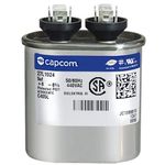 27L1024 5 uf MFD 440 Volt VAC - GE Genteq Replacement Oval Run Capacitor by Capcom