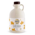 Biona Organic Maple Syrup 1L - Amber, Grade A - Pure Canadian