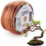 Bonsai Wire - Anodized Aluminum Wire 2 mm 12 Gauge (100 ft) Bonsai Training Wire - Bendable Flexible Bonsai Tree Wire - Strong Corrosion and Rust Resistant Plant Wire Kit