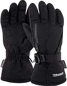 WindRider Rugged Waterproof Winter Gloves | Touchscreen Compatible | Cordura Shell, Thinsulate Insulation | Ice Fishing, Skiing, Sledding, Snowboard | for Women or Men