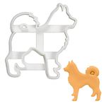 BAKERLOGY Husky Body Cookie Cutter - Detailed Biscuit Cutter Design for Baking and Crafts, Ideal on Fondant, Dough, Clay