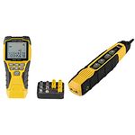 KLEIN TOOLS VDV501-851 Scout Pro 3 Cable Tester & Cable Tracer Pro Tracing Probe with Replaceable Non-Metallic, Conductive Tip and a Light for Use in Dark Spaces VDV500-123