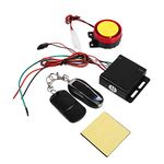 Motorcycle Alarm System, 12V Universal Motorcycle Bike Vehicle Anti-theft Security Alarm System Remote Control 125dB Super Sound Warning Engine Start