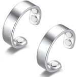 Vicmag 2 PCS Magnetic Copper Rings 