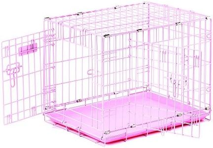 Precision Pet ProValu, Double Door Dog Crate Pink