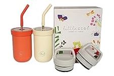 LITTLE ECOS Toddler straw cups spil