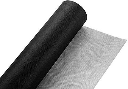 Fiberglass Screen Roll 36" x 100' A Continuous Roll UV Protection Install and Repair Door and Window Screen (36" x100', Black)