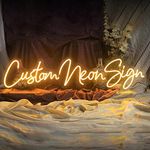 Custom Neon Signs - LED Neon Light Sign - Dimmable Neon Sign Light for Bar, Man Cave, Wedding, Bedroom, Game Room Wall Neon Night Light Decor (Optional 10" to 60")