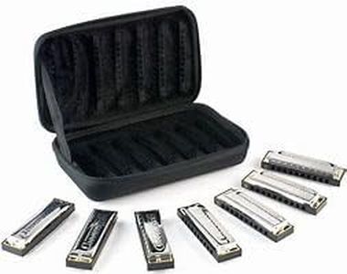 Hohner Bluesband Harmonica Set of 7 Harp Keys with Case Blues Band 1501/7