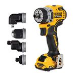 DEWALT 12V MAX* XTREME Brushless 5-in-1 Drill/Driver Kit, Multiple Quick Change Heads, 2 Speed Transmission (DCD703F1)