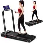 KEEP FUN Folding Treadmill 3 in 1 Walking Pad 2.5HP Under Desk Treadmill 300 lb Capacity Walking Treadmills for Home and Office Foldable Treadmill with Remote Control, APP & LED Display No Assembly