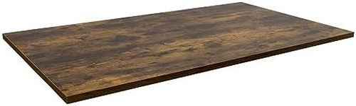 Mount-It! Tabletop for Sit Stand Desktop (55" Wide, 29" Deep, 1" Thick), Standing Desk Top Only - Wood Table Top Slab in Oak Wooden Block, Top Rectangular for Adjustable Computer Desk