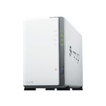 Synology DS223j 2-Bay Diskstation NAS (Realtek RTD1619B 4-Core 1.7 GHz 1GB DDR4 Ram 1xRJ-45 1GbE LAN-Port) 8TB Bundle with 2X 4TB WD Red Plus