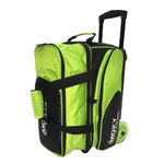 Moxy Bowling Products Blade Premium Double Roller Bowling Bag- Lime/Black