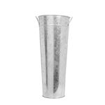 Hosley's 15" High Galvanized Vase. ideal for dried floral arrangements at home, for weddings, spa and aormatherapy settings, or as a gift