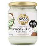 Biona Organic Raw Virgin Coconut Oil 400g - Great Taste Award 2024 Winner - Versatile Cooking Ingredient & Natural Beauty Product