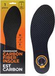 Carbon Fiber Insole for Men & Women 1 PC Carbon Fiber Foot Plate, Carbon Fiber Shoe Insert- Rigid Support Turf Toe, Morton's Extension, Hallux Rigidus Insole, Matrix, Black, Men`s 14-14.5