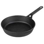 Vinod Legacy Pre Seasoned Cast Iron/Loha Frypan - 22 cm | Naturally Non Stick Skillet Pan for Frying | 100% Pure | Toxin Free, Enamel Free | Rust Proof | Gas Base