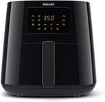 Philips Essential Connected XL 2.65lb/6.2L Capacity Digital Airfryer with Rapid Air Technology, Wi-Fi Connected (HomeID App), Alexa Compatible, Black- HD9280/91