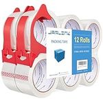 JARLINK 12 Rolls Clear Packing Tape