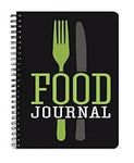 BookFactory Food Journal/Food Diary/Diet Journal -120 Pages - 5” x 7, Durable Thick Translucent Cover, Wire-O Binding (JOU-120-57CW-A-(Food))