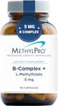 MethylPro B Complex + L Methylfolate 5mg - Professional Strength Vitamin B Complex & L-Methylfolate Supplement for Energy, Mood, & Immune Support - Vitamin B Complex Supplement (90 Capsules)