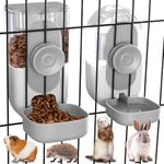 Gray Hanging Automatic Food Water D