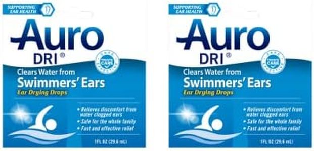 Auro Dri Swimmer's Ear Drying Drops, Fast Relief, 1 fl oz. (Pack of 2)