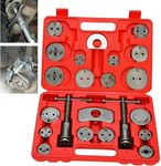 VLAND Universal Car Piston Rewind Disc Brake Caliper Tool Kit, Compressor Wind Back Repair Tool Set for Cars Brake Pad, 22PCS