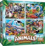 MasterPieces Kids 4-Pack Jigsaw Puz