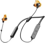 Decibullz Safe + Sound Wireless Bluetooth Headphone & Decibullz Custom Molded Earplugs, Comfortable Hearing Protection for Shooting, Hunting, Travel, Work, & Concerts (Orange)