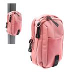 Magnetic Bag Company - Pink Crossbody Bag Sling Chest Bag for Men and Women | Magnetic Gym Bag for Gym, Travel, Work, and Sports | Keep Your Items Off the Dirty Gym Floor with Magnetic Attachment,