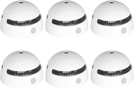 10-Year Battery Smoke Detector for Home | 85dB Fire Alarm, Military-Grade Photoelectric Sensor Reduces 70% False Alarms | CE/UL Globally Certified | Easy Install (Adhesive/Screws) (6)
