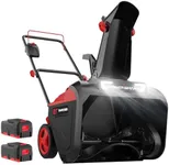 PowerSmart 40V Cordless Snow Blower 21-in Snow Blower Battery Powered with (2) 4.0 Ah Battery and Charger Included