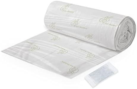 R for Rabbit Trash Bag with Carbon Filter | Diaper Bin Trashbag White | Biodegradable Trash Bag (Hygobin)
