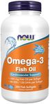 Now Supplements, Omega-3, Molecularly Distilled, 200-Fish Gelatin Softgels