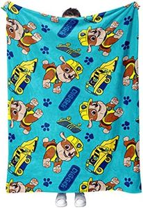 Tstars Paw Patrol Fleece Blanket Rubble Digging Plush Blankets for Toddler Kids Boys