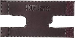 Trumpet valve guard by KGUBrass is the leather trumpet valve protector made of luxurious mild and thick material; use as protection from corrosion, scratches and stains (Brown (Green thread))