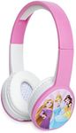 1616 Holdings Disney Princess Bluetooth Kid-Safe Wireless Headphones - Volume Limiting, Multicolor