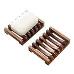 Wooden Soap Dish for Shower,Set of 